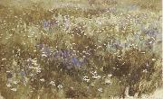 Levitan, Isaak Bluhende meadow oil painting reproduction